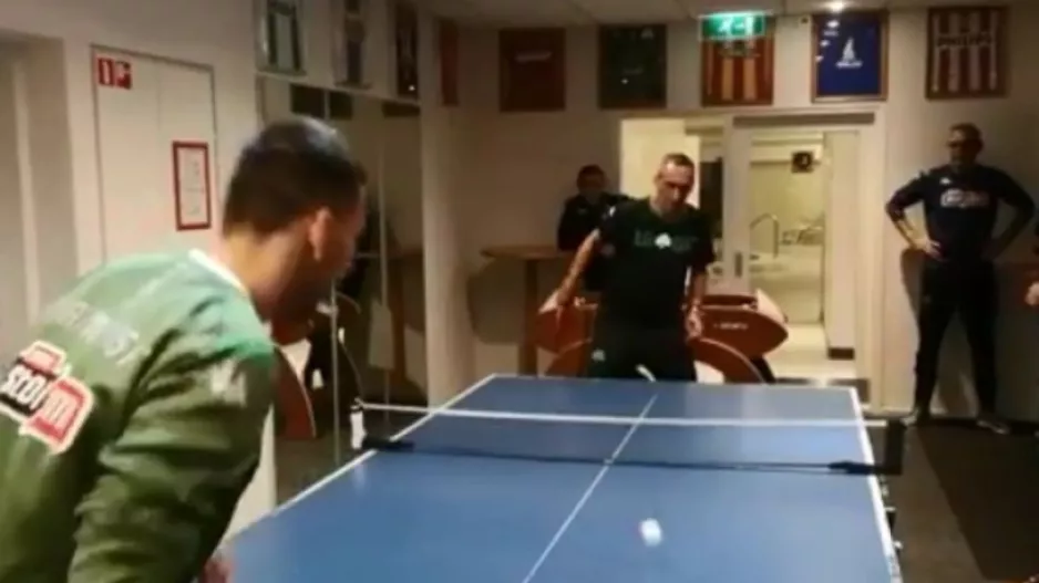 Παναθηναϊκός: Δώνης vs Δώνη στο πινγκ πονγκ! (βίντεο)