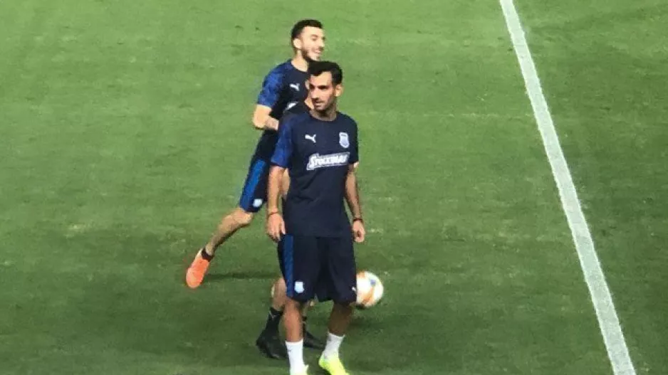 Προπόνηση με Αντωνιάδη (φώτος)