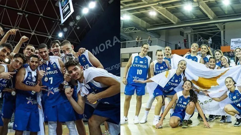 Τιμές στην Εθνική Γυναικών Κ16 & Εθνική Ανδρών Κ18 