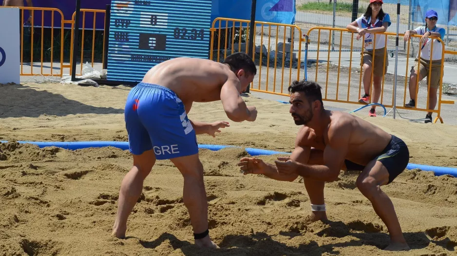 Έμεινε 4ος ο Μάμα στο Beach Wrestling