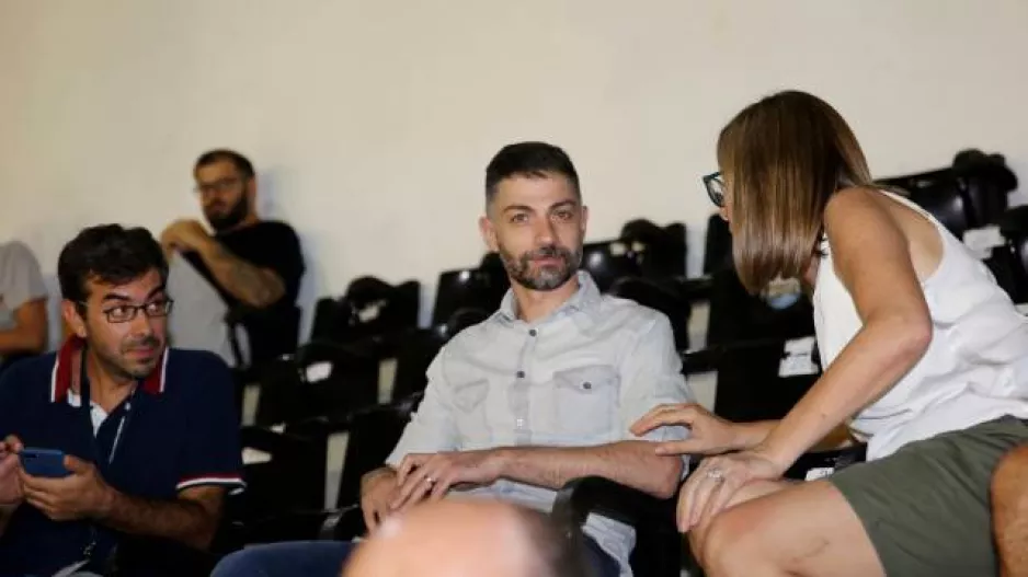 Ο Αντρέας στην κερκίδα