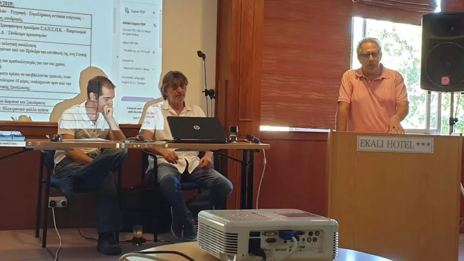 Μεγάλη επιτυχία συγκεντρώνει η γεν. Συνέλευση του Συνδέσμου Διαιτητών