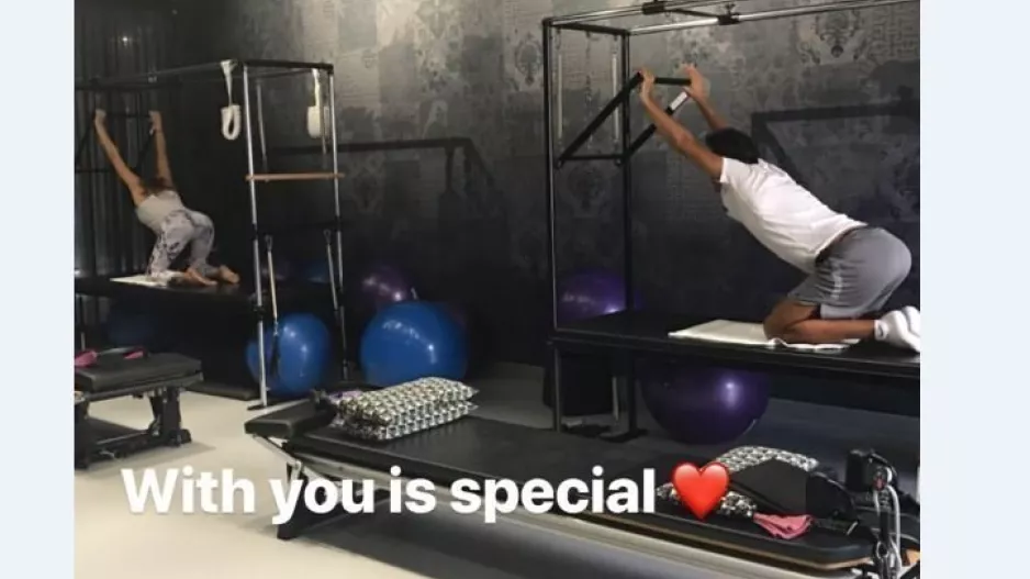 Νούνο/Χριστίνα στο gym
