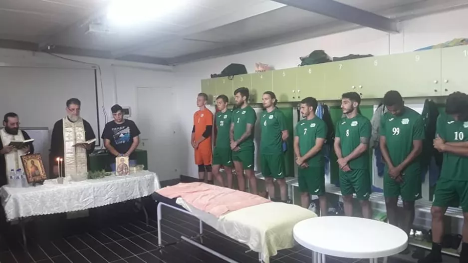 Αγιασμός για καλή χρονιά (φώτος)