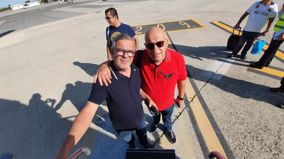 Αντρέας με τον Πρόεδρο 