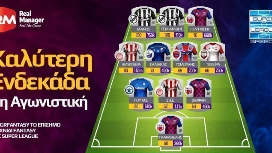 Η καλύτερη 11άδα της 2ης αγωνιστικής (pic)