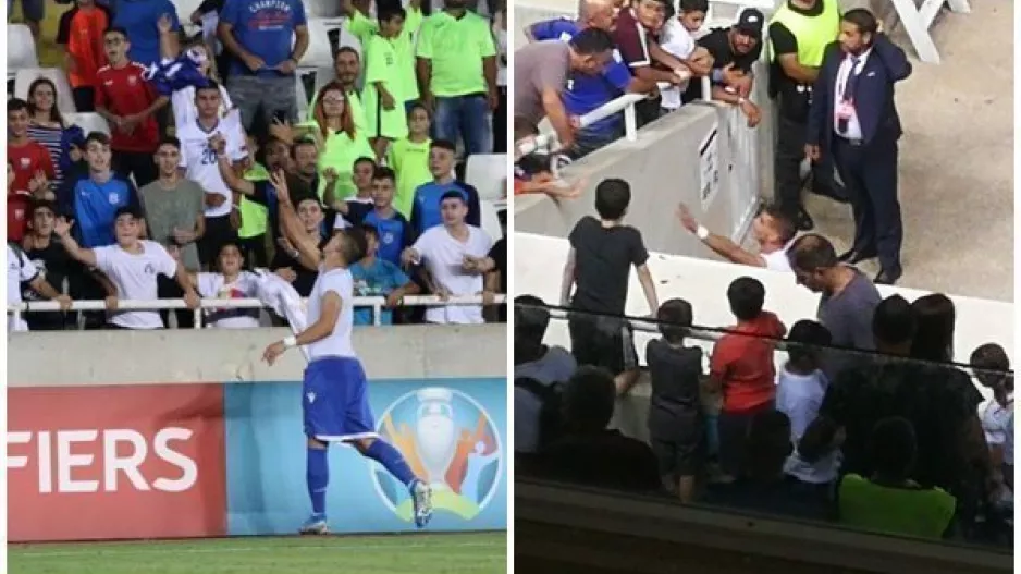 ΠΙΕΡΟΣ/ Χειροκρότημα, φανέλα και... κουβεντούλα (Φώτος)