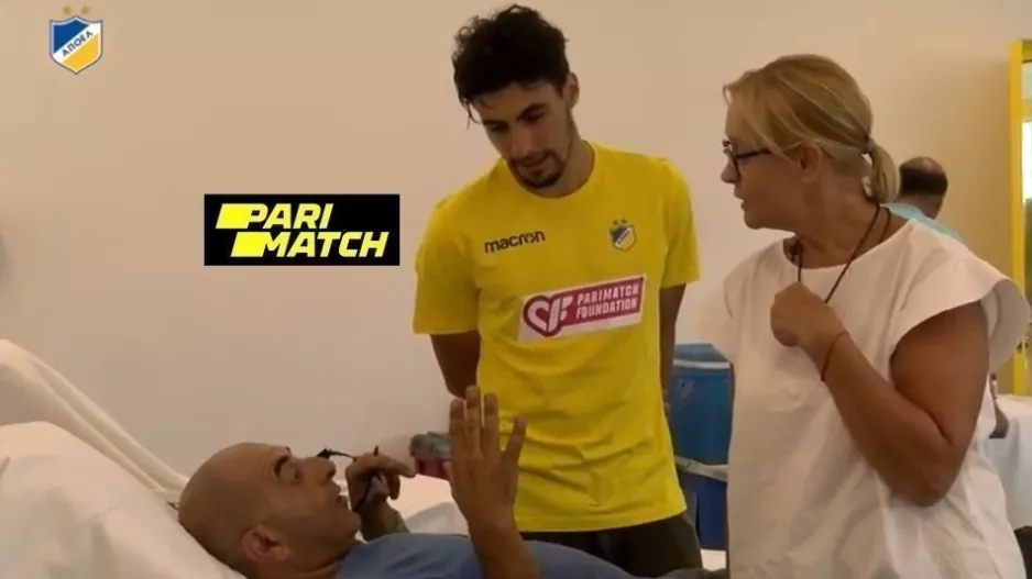 (Βίντεο) Η αιμοδοσία του Parimatch Foundation με το ΑΠΟΕΛ