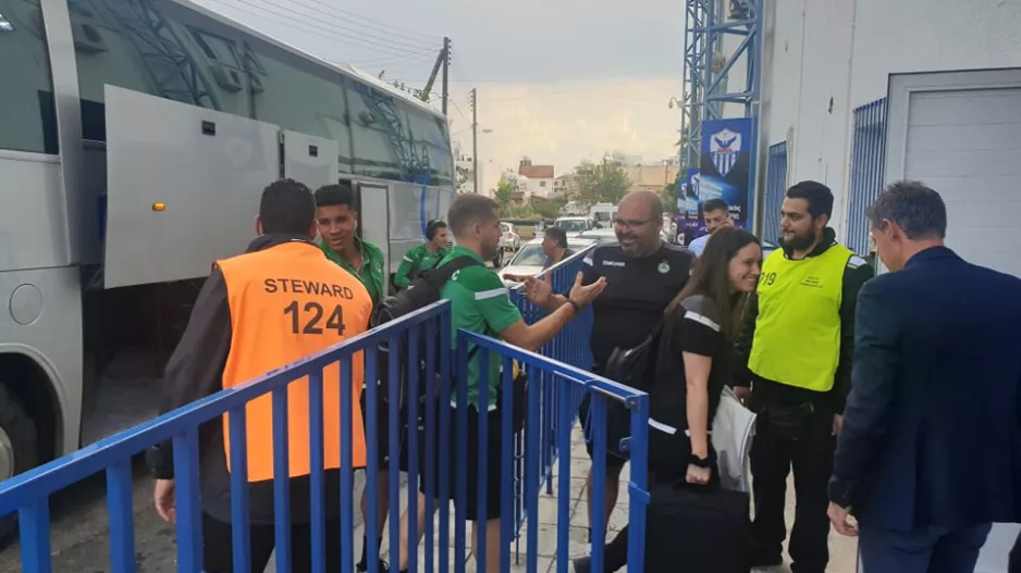 Αφίχθη στο "ΠΑΠ" η αποστολή της Ομόνοιας (φώτος/βίντεο)