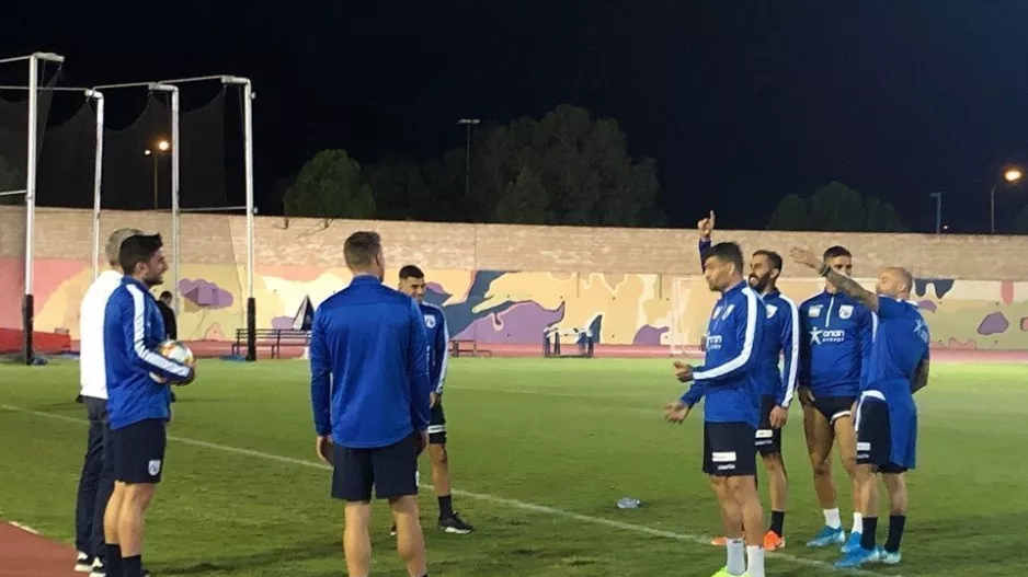 (Φωτορεπορτάζ) Η προπόνηση των διεθνών μας