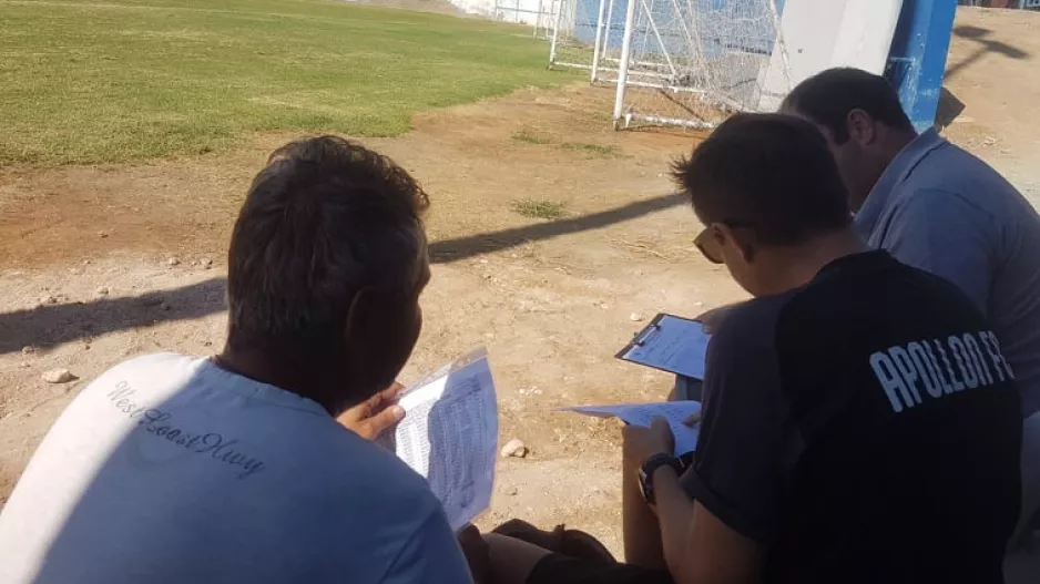 Στους αγώνες και στις προπονήσεις...