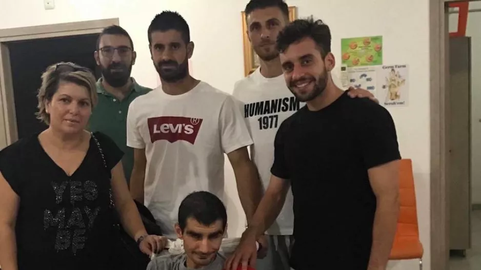 Επίσκεψη και δώρα στον Παναγιώτη