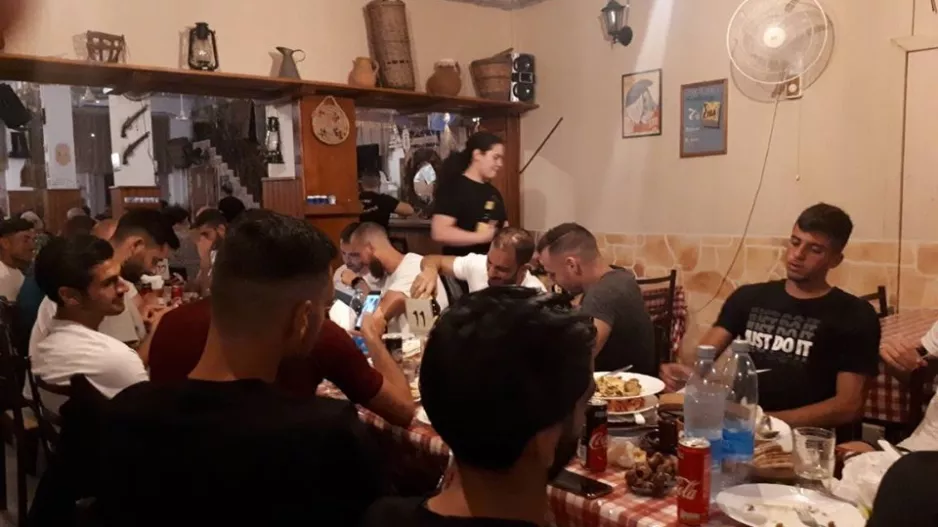Ομαδική έξοδος πριν το ντέρμπι
