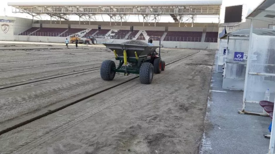 Προχωρούν οι εργασίες στο AEL FC Arena (φώτος)