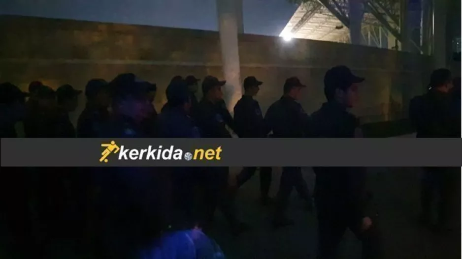 (ΦΩΤΟΣ/ΒΙΝΤΕΟ) Χιλιάδες αστυνομικοί στο "Tofiq Bahramov"