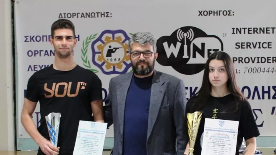 Αλ. Χριστοφόρου και Μ. Κωνσταντίνου οι πρωταθλητές στο αεροβόλο τουφέκι