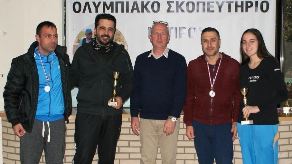 Παγκύπριο Πρωτάθλημα Σκοποβολής ΟΠΑΠ: Μακρυγιάννης και Χαραλάμπους οι πρωταθλητές