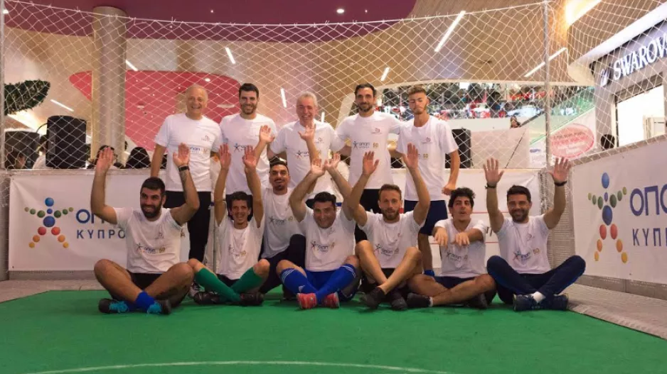 Ένωσαν δυνάμεις σε αγώνα με πολλά μηνύματα (φώτος)