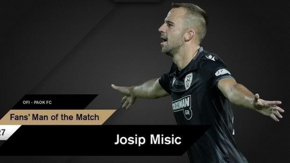 Fans’ Man of the Match με τον ΟΦΗ ο Μίσιτς