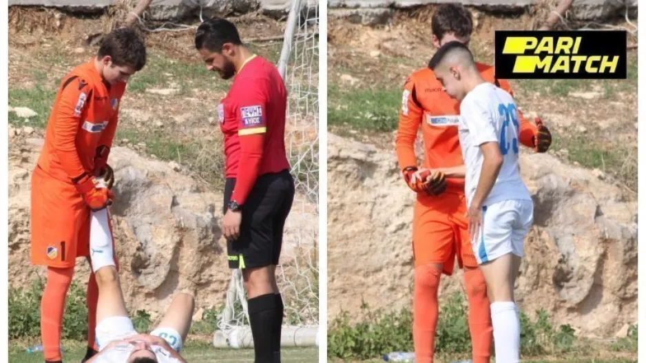 Όμορφη εικόνα Fair Play στο ντέρμπι στη Λεμεσό