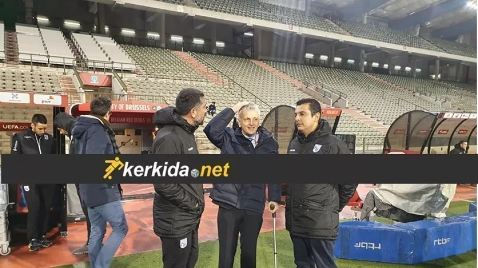 Συζήτηση με τον παρατηρητή της UEFA που... τιμώρησε την Ανόρθωση! (φώτο)