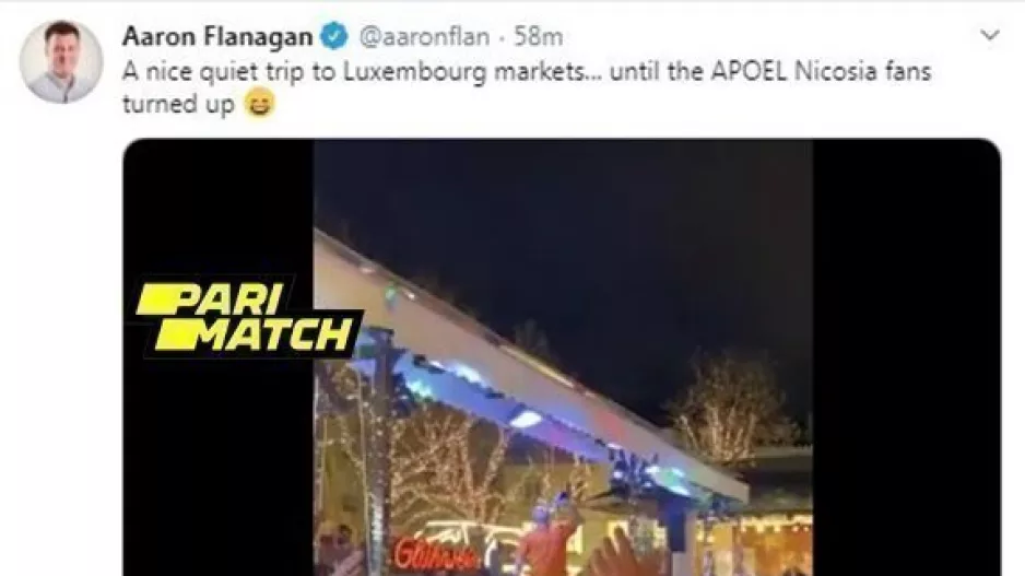 Δημοσιογράφος της DailyMirror: "Ήταν ένα ήσυχο ταξίδι μέχρι να έρθουν οι οπαδοί του ΑΠΟΕΛ" (βίντεο)