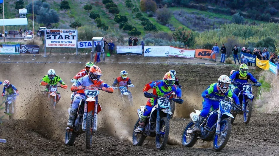 Παγκύπριο Πρωτάθλημα Motocross: Δύσκολη νίκη για τον Τσαγγαρά