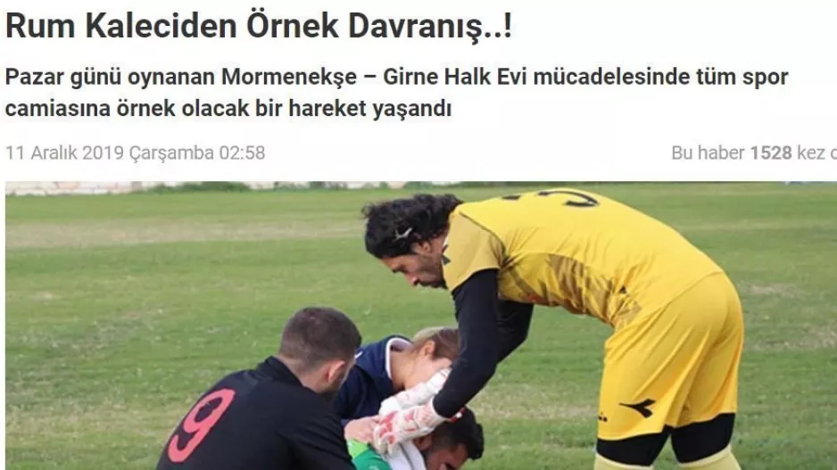 Aποθεωτικό άρθρο για Άθω/ΒΟΗΘΗΣΕ τραυματία αντίπαλο