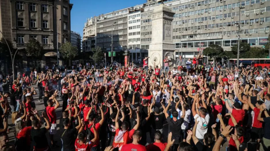 Αλλαγή πλάνων για την κοινή πορεία οπαδών Ολυμπιακού – Ερυθρού Αστέρα!