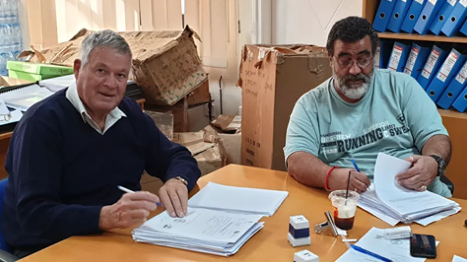 Ξεκινούν τα έργα στο Κοινοτικό Στάδιο ΑΧΥΡΩΝΑΣ Λιοπετρίου