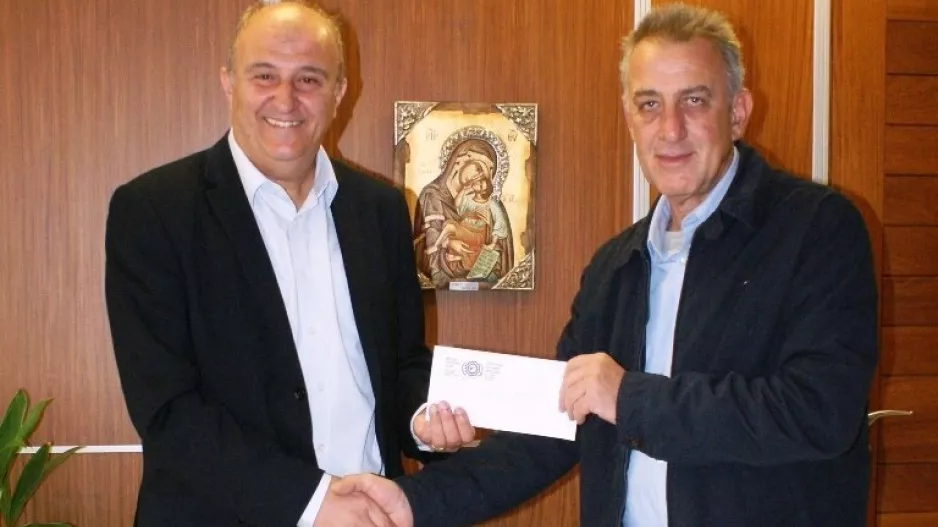 Η Σκοπευτική Οργάνωση Λευκωσίας ενισχύει  το Κοινωνικό Παντοπωλείο του Δήμου Λατσιών