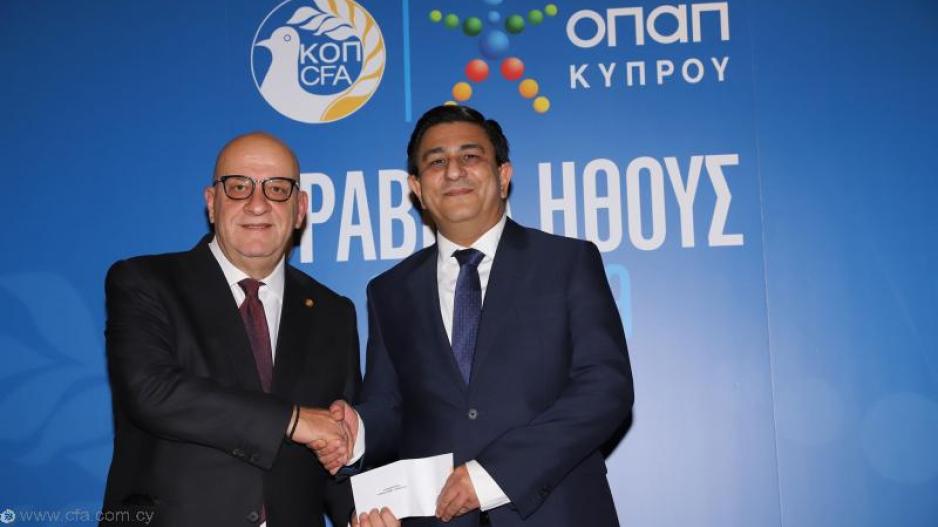 Η ΟΠΑΠ Κύπρου, Μέγας Χορηγός της Εθνικής Ανδρών μέχρι το 2022