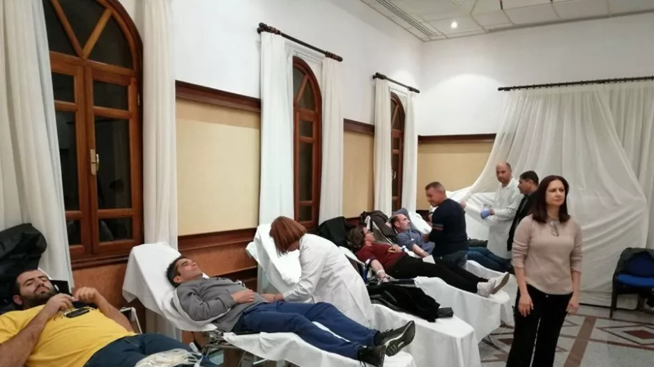 ΦΩΤΟΣ από την 4η εθελοντική αιμοδοσία
