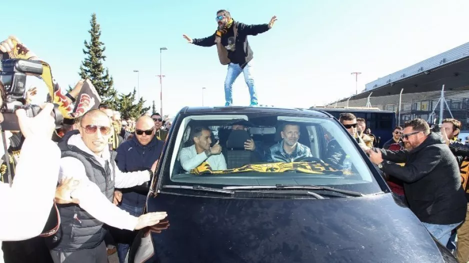 Αποθέωση για Αραούχο στο αεροδρόμιο: "Νιώθω ρίγος..."