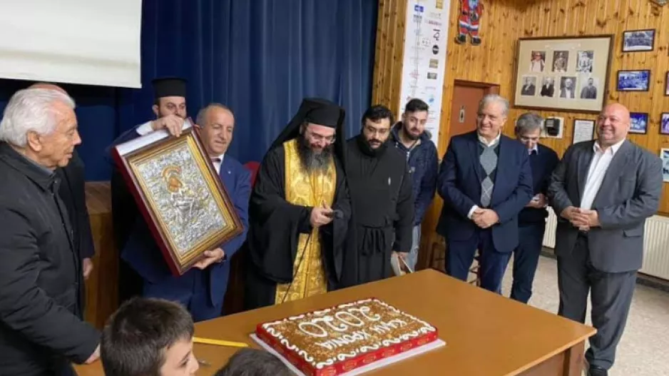 Κοπή βασιλόπιτας/φώτος