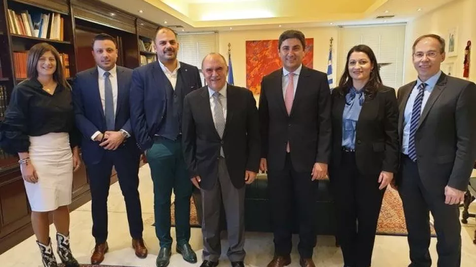 Αντιπροσωπεία του ΚΟΑ συναντήθηκε με την αθλητική ηγεσία της Ελλάδας