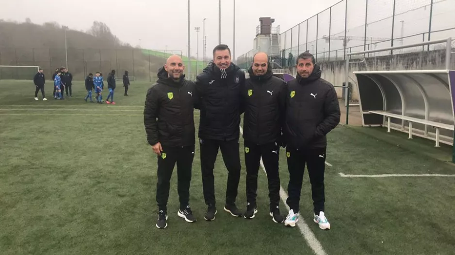 ΑΕΚ/ Στις προπονήσεις των τμημάτων της R.S.C Anderlecht 