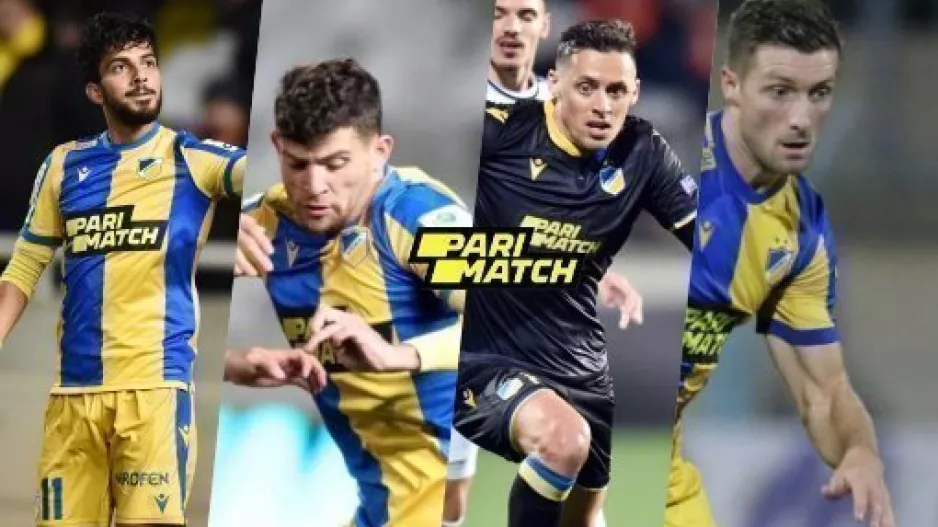 ΑΠΟΕΛ - Europa League: 2ος ο Τάμαρι στο ΤΟΠ-50, μέσα οι Νικ, Μάτιτς, Ντράγκαν!