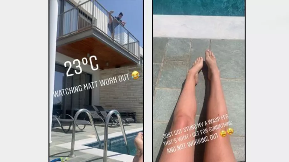 Ο Ματ γυμναστική στο μπαλκόνι, η Μελίσσα ηλιοθεραπεία και τσίμπημα!