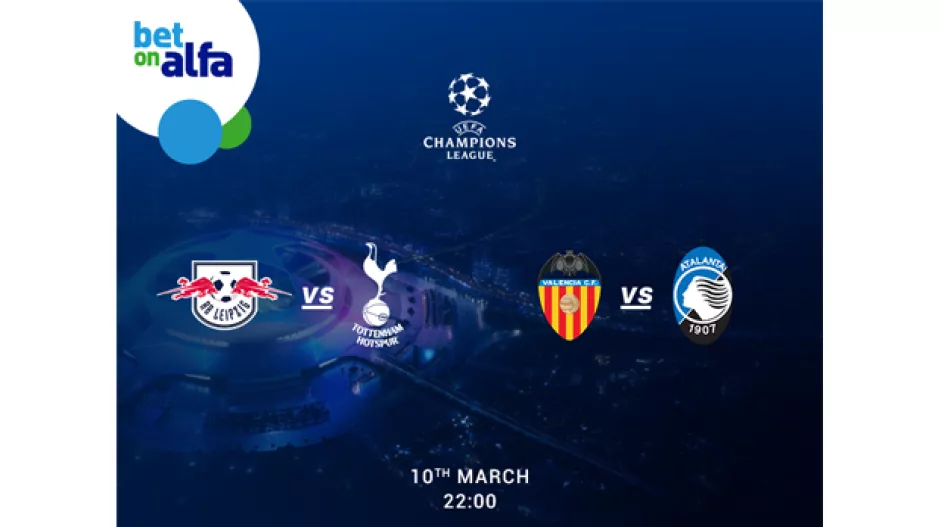 Δράση Champions League, με σούπερ αποδόσεις στην BET ON ALFA