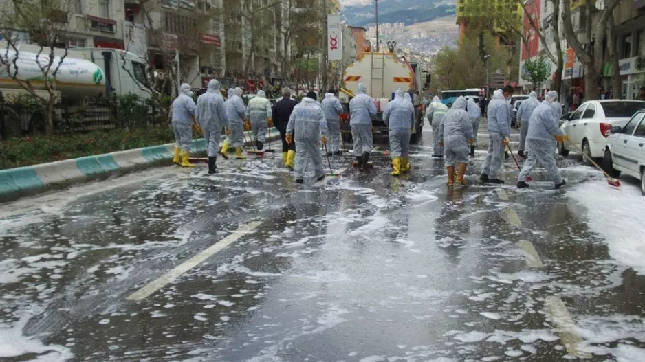 Ολική απολύμανση... στο kahramanmaraş (Φώτος/Βίντεο)