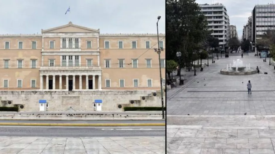 (ΦΩΤΟΣ/ΒΙΝΤΕΟ) Άρχισε η απαγόρευση κυκλοφορίας 
