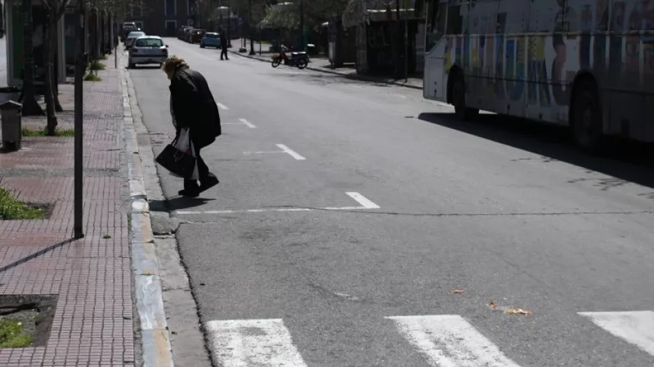 Αδειο το κέντρο της Αθήνας 