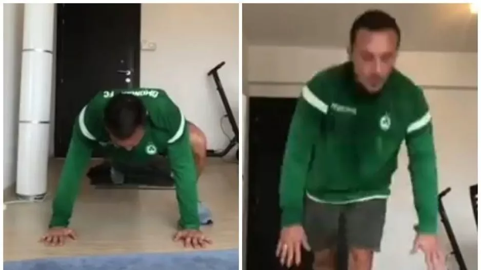 Ο ΜΠΟΤΕΑΚ μας δείχνει ασκήσεις για το σπίτι! (Βίντεο)