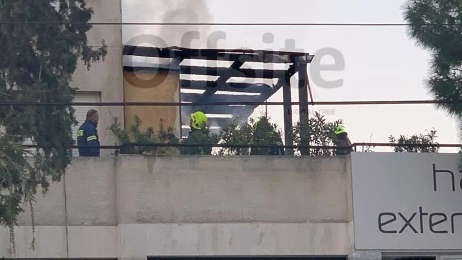 Συναγερμός στη Λευκωσία από πυρκαγιά-Εκκενώθηκε πολυκατοικία