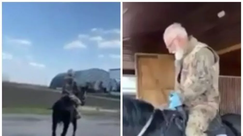 Ιππασία για Σαββίδη με άλογο... ΠΑΟΚ! (βίντεο)