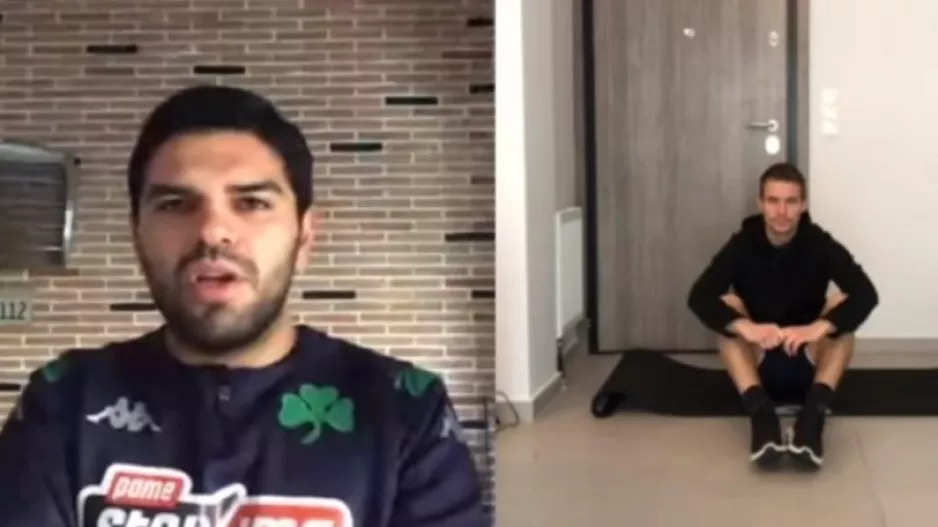Μάθημα γυμναστικής στο σπίτι από τους «πράσινους»