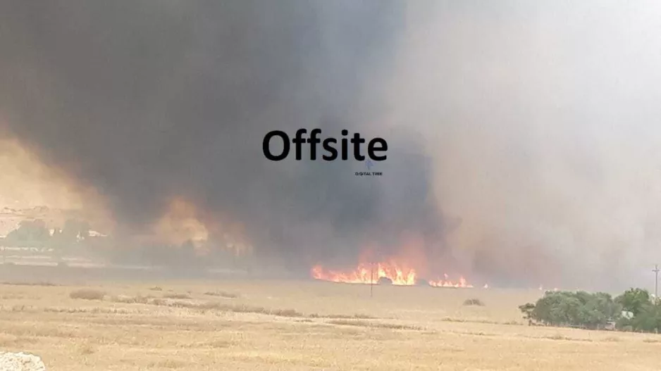 (ΒΙΝΤΕΟ) Έκτος ελέγχου φωτιά κοντά στο παλιό αεροδρόμιο Λευκωσίας