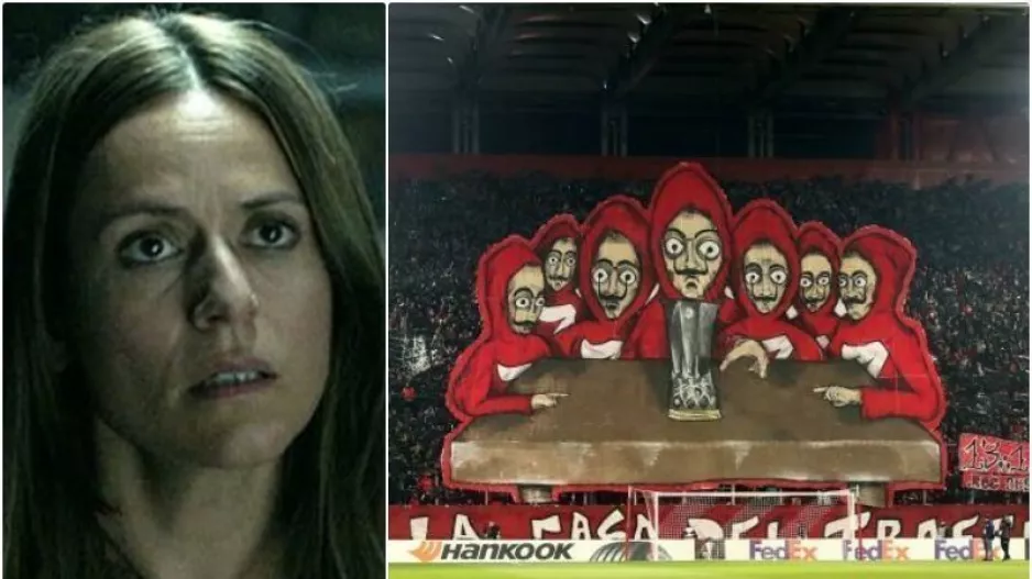 Η "Lisboa" του Casa de Papel μίλησε για το κορεό των οπαδών του Ολυμπιακού