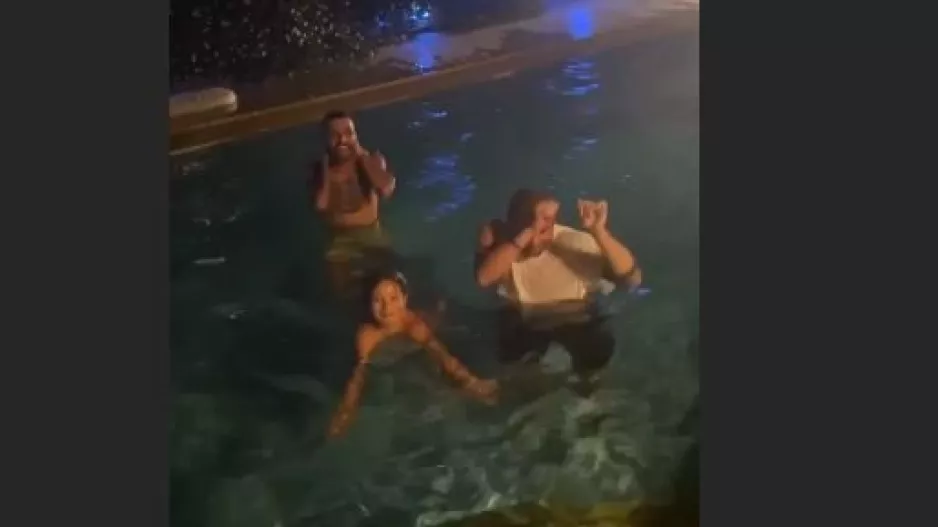 Στην πισίνα οι Γεωργιανοί